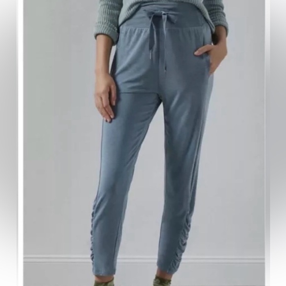 Anthropologie Pants - Anthropolgie Saturday Sunday Ruched Jogger Sweats Blue Size XS (fits up to a S)